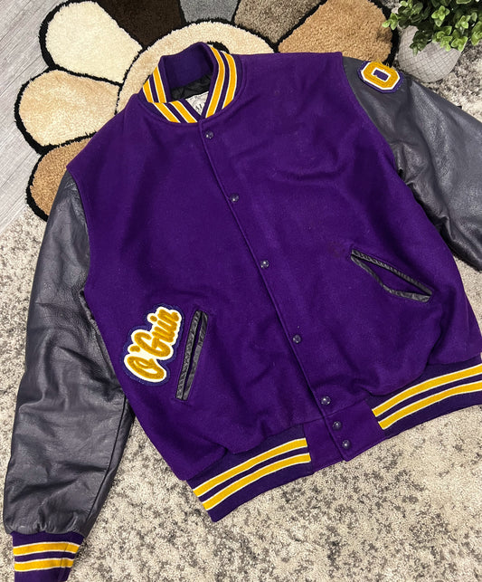 Vintage Varsity Letterman Jacket - L/XL